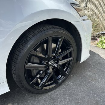 Baid Polish - Black gloss powder coat rims - Powder Coating Near Me - Anaheim, California