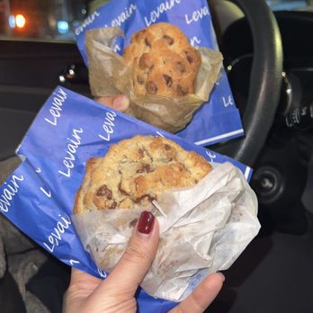 Levain Bakery - 2 chip chocolate chip & the chocolate chip walnut. - Bakeries Near Me - New York, New York