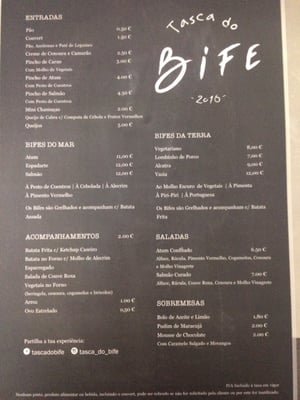 Menu photo 2 Tasca do Bife Almada, 15