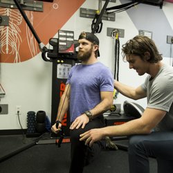 KinetikChain - Corrective exercises in the Kinetik Training Room.