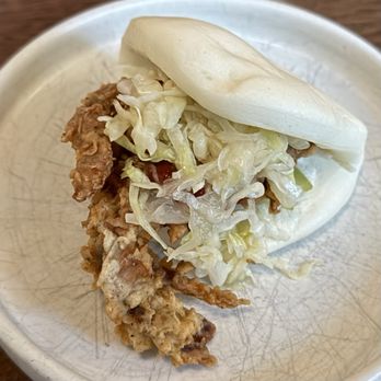 Uchibā Austin - soft shell crab bao - apple, cabbage, nam prik - Cocktail Bars Near Me - Austin, Texas Uchibā Austin - soft shell crab bao - apple, cabbage, nam prik - Cocktail Bars Near Me - Austin, Texas