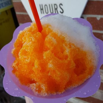 Hawaiian Jim's Shave Ice - Peach & coconut - Shaved Ice Near Me - York, Maine Hawaiian Jim's Shave Ice - Peach & coconut - Shaved Ice Near Me - York, Maine