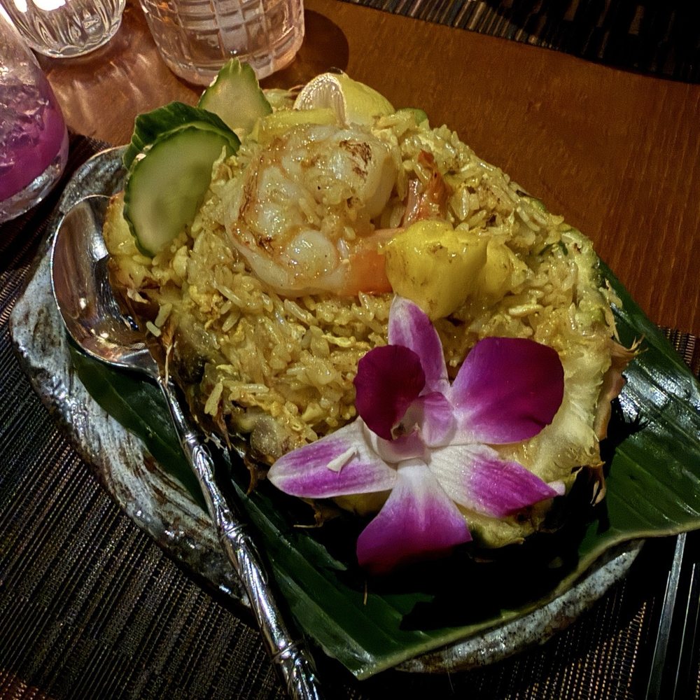Sabai Thai - Pineapple fried rice - Thai Near Me - New York, New York Sabai Thai - Pineapple fried rice - Thai Near Me - New York, New York