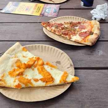Picnic Pizza - Yummy - buffalo and meat lovers slices - Pizza Near Me - Kingston, New York Picnic Pizza - Yummy - buffalo and meat lovers slices - Pizza Near Me - Kingston, New York