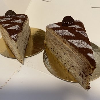 Anton - Tiramisu Crêpe Cake slice set - Bakeries Near Me - San Jose, California