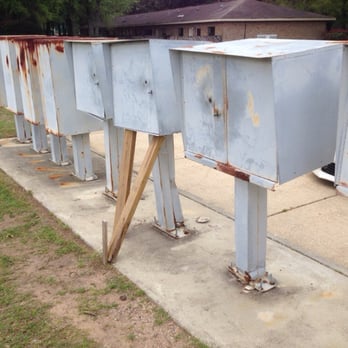 Country Village - Mailboxes today. Pic taken 3/30/2015. Just an accident waiting to happen. Those boxes are HEAVY, and unstable right now. - Apartments Near Me - Milton, Florida Country Village - Mailboxes today. Pic taken 3/30/2015. Just an accident waiting to happen. Those boxes are HEAVY, and unstable right now. - Apartments Near Me - Milton, Florida