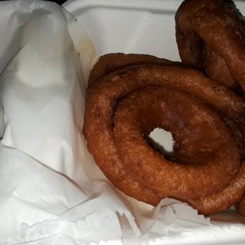 Cluck U Chicken - Onion rings. Come with special spiced sauce but I like ketchup more. - Chicken Wings Near Me - Lanham, Maryland Cluck U Chicken - Onion rings. Come with special spiced sauce but I like ketchup more. - Chicken Wings Near Me - Lanham, Maryland