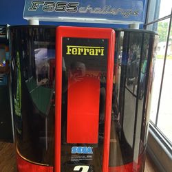 Vectorman's Arcadia: America's Playable Arcade Museum - Ferrari F355 Challenge simulator.