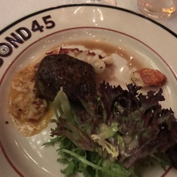 Bond 45 - Special 4oz steak 1/2 lb of lobster - Italian Near Me - New York, New York