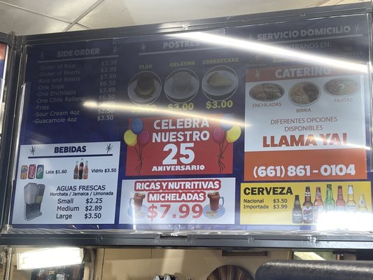 Menu photo 1 Los Tucanes Taqueria Bakersfield, CA
