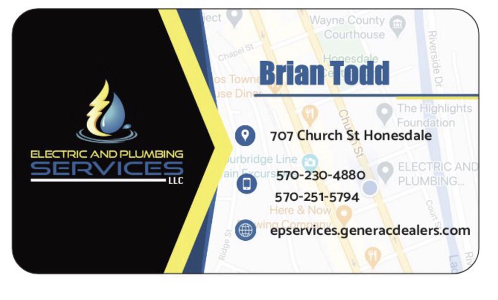 Slide of Electric and Plumbing Services