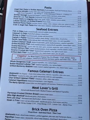 Menu photo 5 Abalonetti Bar and Grill Monterey, CA