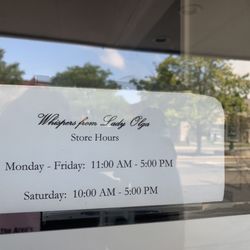 Whispers From Lady Olga - Not open on Sunday