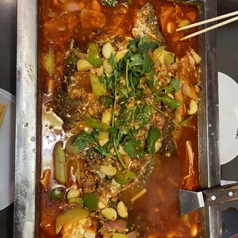 Hot Space Grilled Fish - Fish in garlic soup - Seafood Near Me - Edison, New Jersey Hot Space Grilled Fish - Fish in garlic soup - Seafood Near Me - Edison, New Jersey