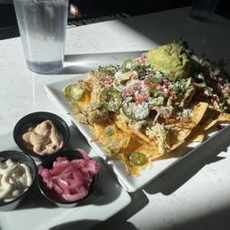 Frisco nachos with chicken Frisco nachos with chicken