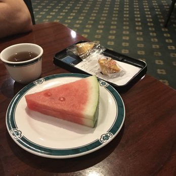 Veggie Heaven - Watermelon, Hot tea, fortune cookie - Kosher Near Me - Teaneck, New Jersey