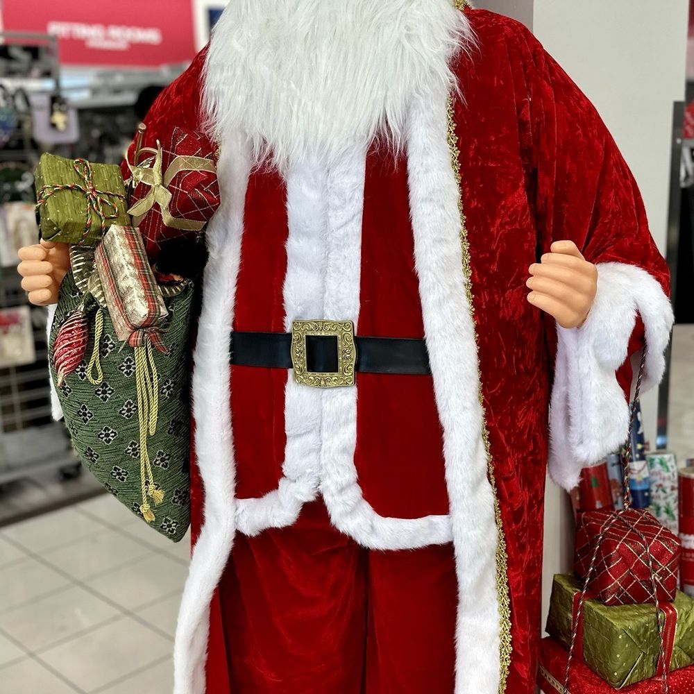 Burlington - This Santa greets you, as you walk in the roped off entry way, with the security guard. - Department Stores Near Me - Rockville, Maryland Burlington - This Santa greets you, as you walk in the roped off entry way, with the security guard. - Department Stores Near Me - Rockville, Maryland