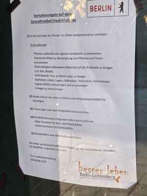 Friedrichsfelde Central Cemetery by null