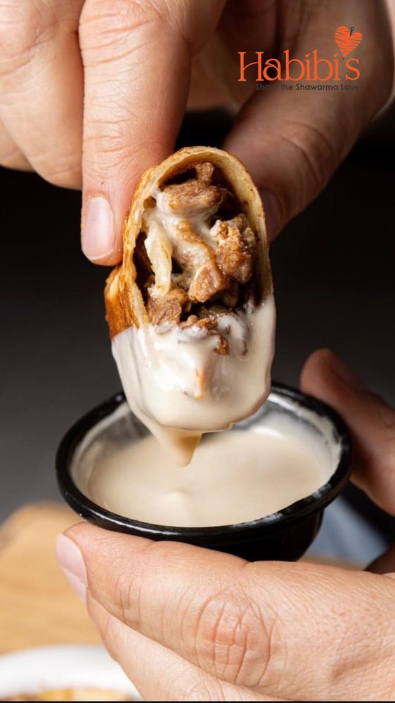 Food from Habibi's Shawarma
