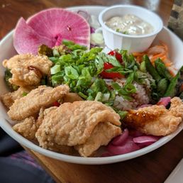 Buttermilk Chicken Rice Bowl Buttermilk Chicken Rice Bowl