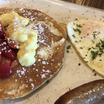 First Watch - Tri-fecta with Lemon ricotta pancakes - Breakfast & Brunch Near Me - Cypress, Texas First Watch - Tri-fecta with Lemon ricotta pancakes - Breakfast & Brunch Near Me - Cypress, Texas
