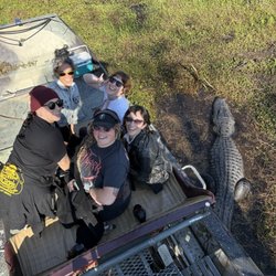 Airboat Tours By Arthur Matherne - The big boi 13 footer alligator