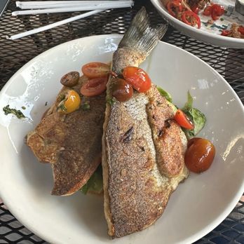 Ted's Bulletin Gaithersburg - Pan Seared Branzino - excellent. - New American Near Me - Gaithersburg, Maryland Ted's Bulletin Gaithersburg - Pan Seared Branzino - excellent. - New American Near Me - Gaithersburg, Maryland