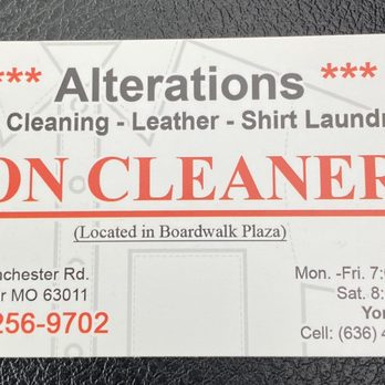 Yon Cleaners - Laundry Services Near Me - Ballwin, Missouri