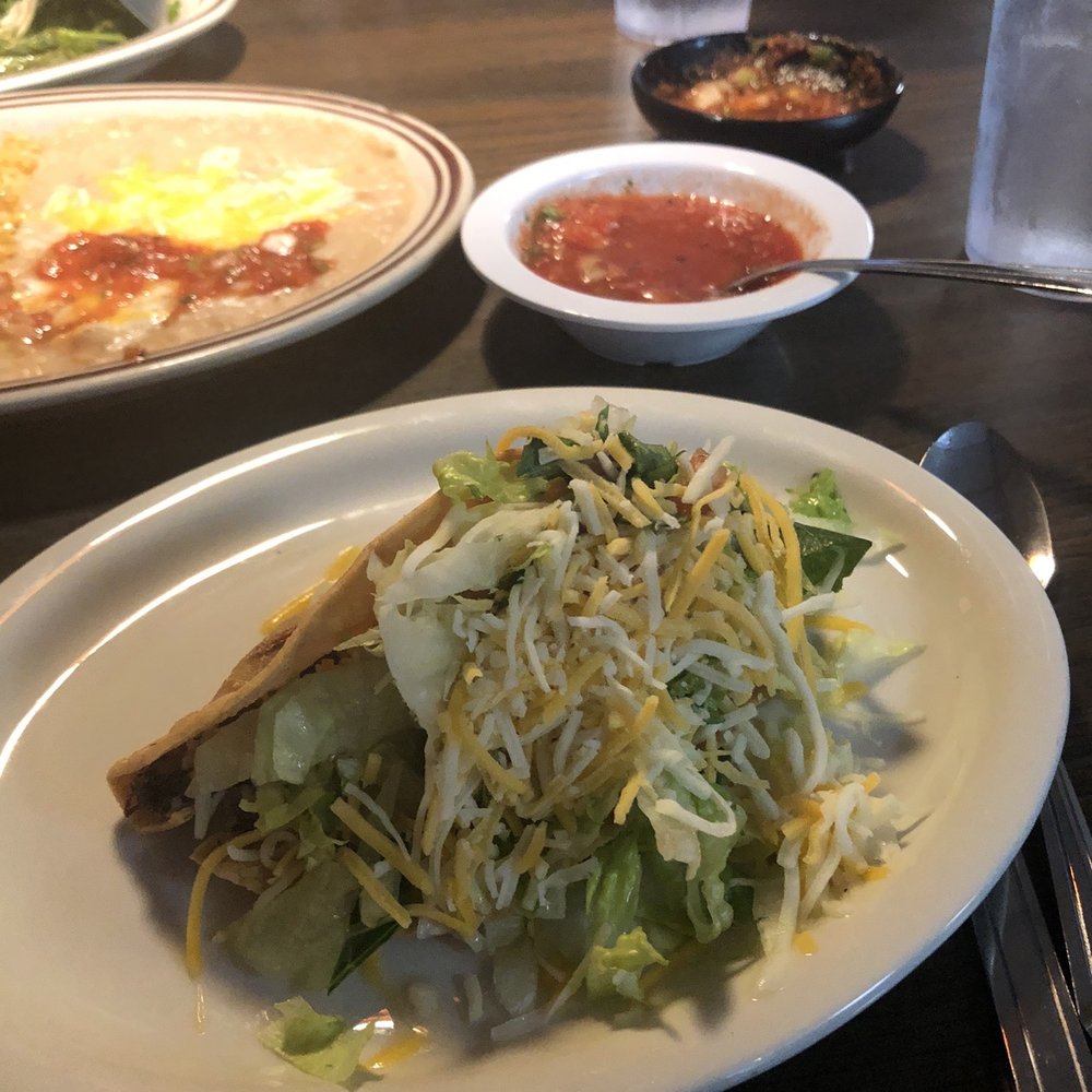 Shredded beef taco