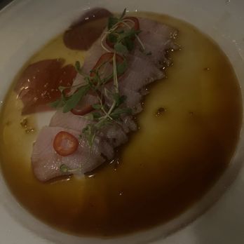 Eddie V's Prime Seafood - Yellowtail Sashimi - Seafood Near Me - Palm Desert, California