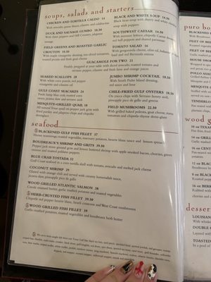 Menu photo 3 Boudro's, a Texas Bistro San Antonio, TX