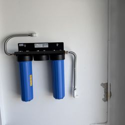 Milano Construction - Whole house water filtration initial set-up