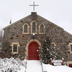 St Barnabas Episcopal Church - Open year round.  We just hadn't shoveled yet!