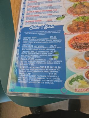 Menu photo 7 4 Missions Cafe San Antonio, TX