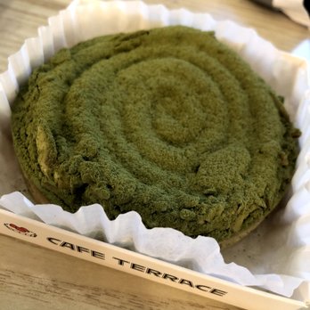 Cafe Terrace - matcha tart - Cafes Near Me - Bayside, New York