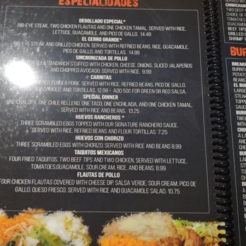 El Cerro Grande Restaurant - Menu again - Mexican Near Me - Jacksonville, North Carolina El Cerro Grande Restaurant - Menu again - Mexican Near Me - Jacksonville, North Carolina
