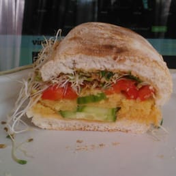 Shared to Instagram last year. Vegan. I think it was called "Remember that time I polenta $5" ('cause polenta patty, duh). Shared to Instagram last year. Vegan. I think it was called "Remember that time I polenta $5" ('cause polenta patty, duh).