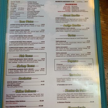 Mariscos Alta Mar - Menu - Mexican Near Me - Tulsa, Oklahoma