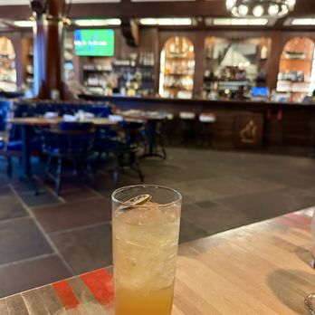 Ship Tavern - THE SPUR - $16 1792, Peach Purée, Lemon, Ginger Beer, Lemongrass, Jasmine Syrup (very refreshing) - American Near Me - Denver, Colorado Ship Tavern - THE SPUR - $16 1792, Peach Purée, Lemon, Ginger Beer, Lemongrass, Jasmine Syrup (very refreshing) - American Near Me - Denver, Colorado