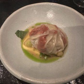 Dirt Candy - Beet Soup Dumpling - Vegetarian Near Me - New York, New York