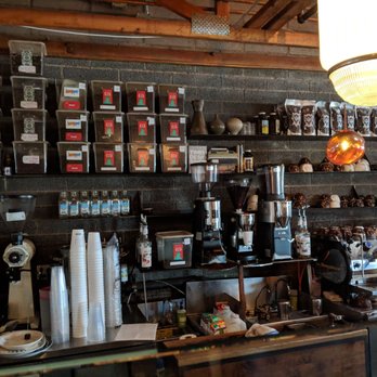 Lux Central - Coffee wall - Coffee & Tea Near Me - Phoenix, Arizona