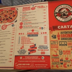 Lito's Corner - Carta