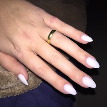 La Belle Nails - All white almond shape by jelly! She is my girl! - Nail Salons Near Me - Antelope, California La Belle Nails - All white almond shape by jelly! She is my girl! - Nail Salons Near Me - Antelope, California