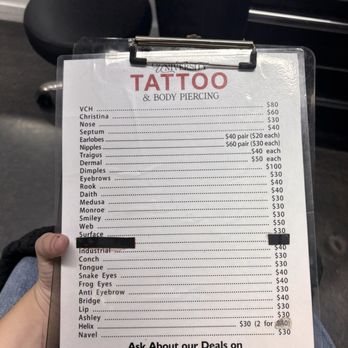 University Tattoo - Piercing sheet - Tattoo Near Me - San Bernardino, California University Tattoo - Piercing sheet - Tattoo Near Me - San Bernardino, California