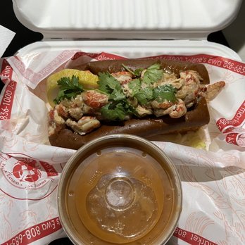 Jolene's - Ewa Beach - Louisiana Roll with Tomato Bisque side. - Burgers Near Me - Ewa Beach, Hawaii