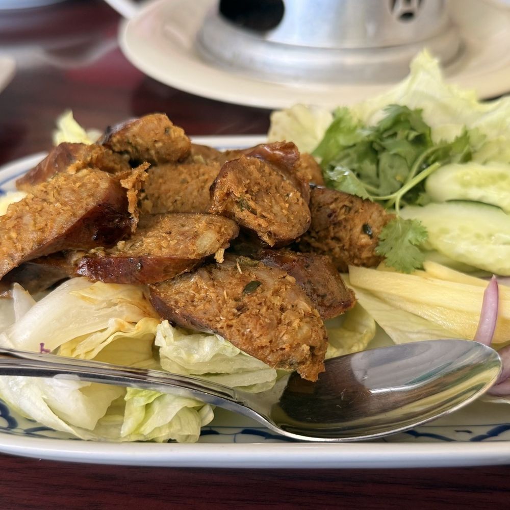 Sweety Hut Thai Restaurant - Isaan Sausage (flavorful!) - Thai Near Me - West Covina, California Sweety Hut Thai Restaurant - Isaan Sausage (flavorful!) - Thai Near Me - West Covina, California