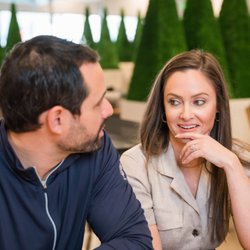 Summer House - Jason and Molly Mesnick from "The Bachelor" Season 13 visit Summer House Bellevue