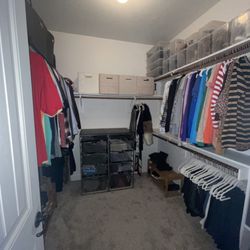 Clear Path Home Management - After: Master Closet in Wylie Texas