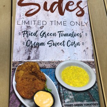 Colton's Steakhouse - Summer sides... fried green tomatoes and cream sweet corn. - American Near Me - Bardstown, Kentucky
