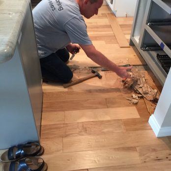 Solid Restoration - 4th try to get the hardwood correct - still wrong - Damage Restoration Near Me - Escondido, California